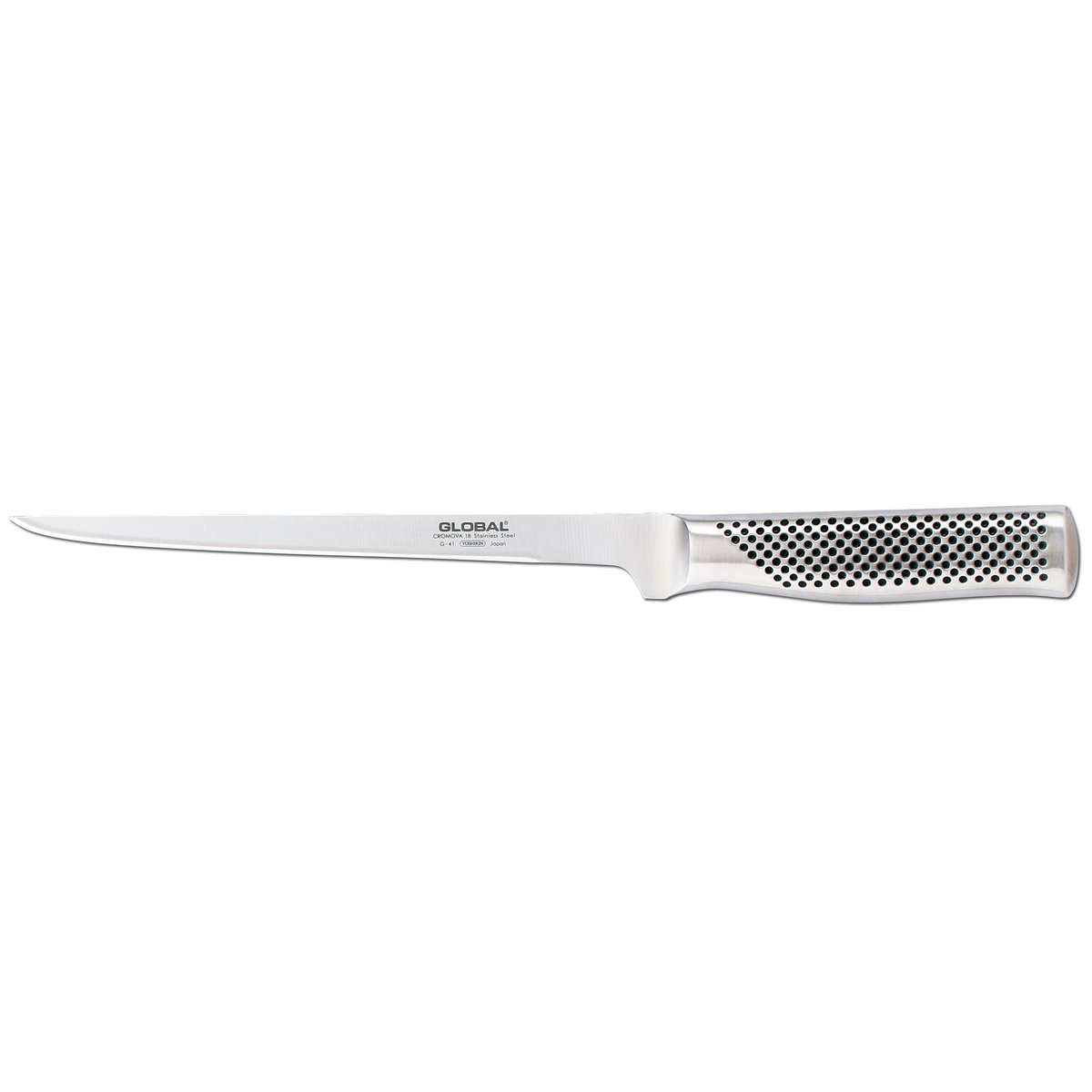 Global Global G-41 filetkniv 21 cm stiv rustfritt stål