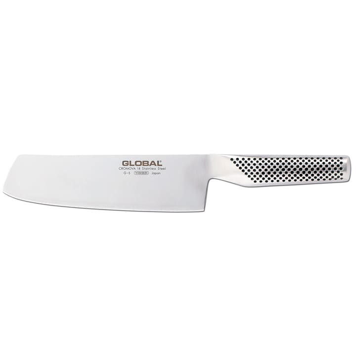 Global G-5 grønnsakskniv bred 18 cm - rustfritt stål - Global