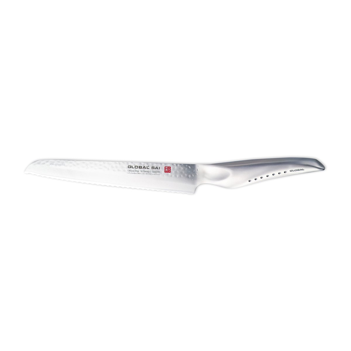 Global Global SAI-M04 Brødkniv 17 cm rustfritt stål