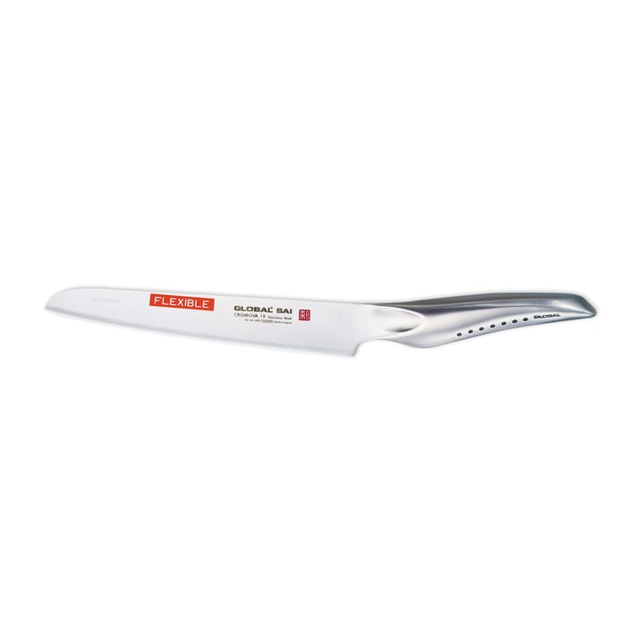 Global SAI-M05 Universalkniv enkelstål 17 cm fleksibel, Rustfritt stål Global