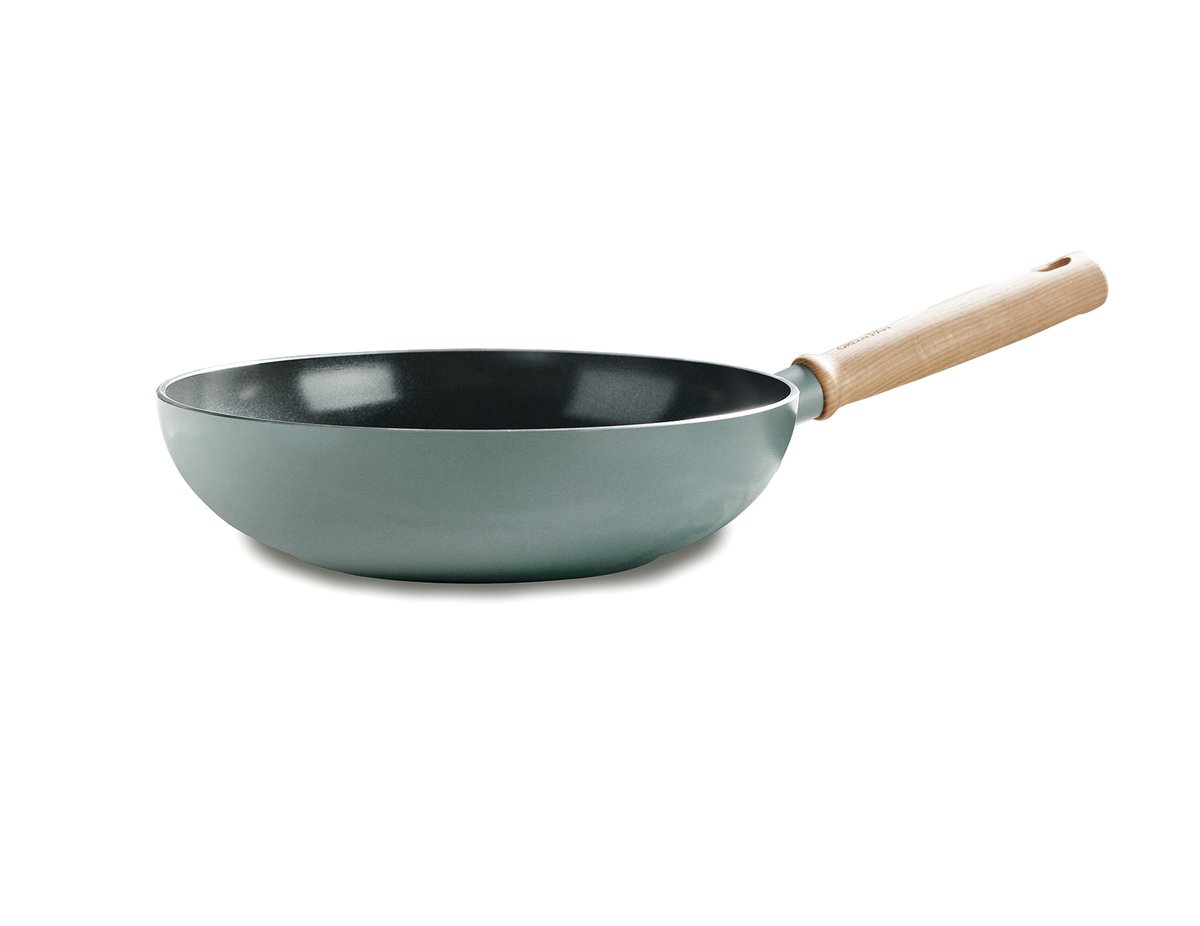 GreenPan Mayflower Pro wokpanne 28 cm Grønn-blå