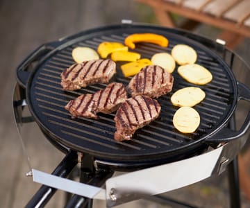 Hällmark grillplate vendbar Ø42 cm - Støpejern - Hällmark