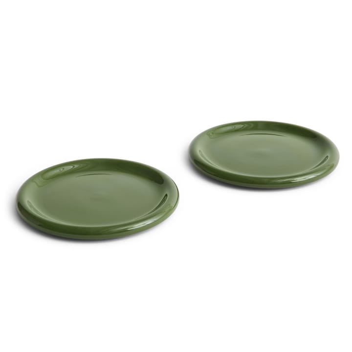 Barro tallerken Ø24 cm 2-pk - Green - HAY