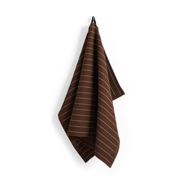 Canteen kjøkkenhåndkle 52 x 80 cm - Chocolate pinstripe - HAY