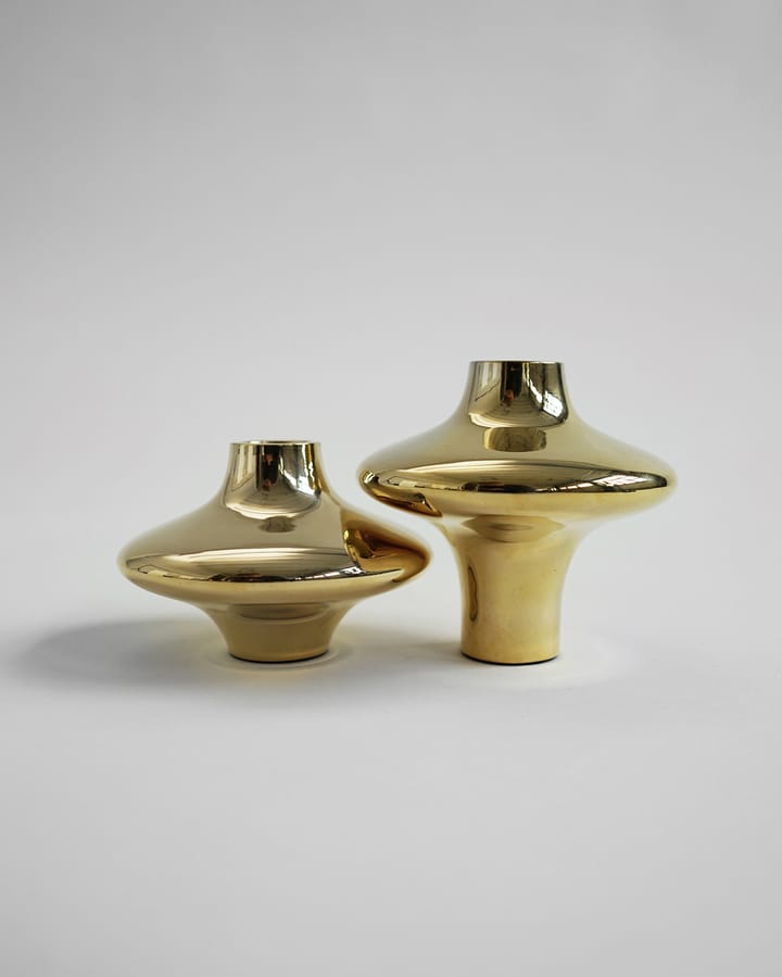 Doublet no. 01 liten lysholder, Brass Hein Studio