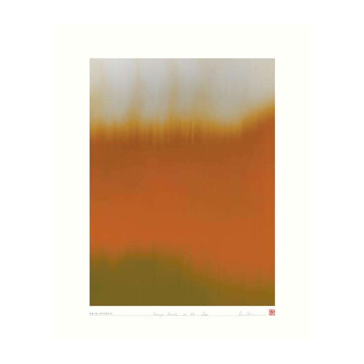 Orange Sunrise plakat 40 x 50 cm, No. 02 Hein Studio