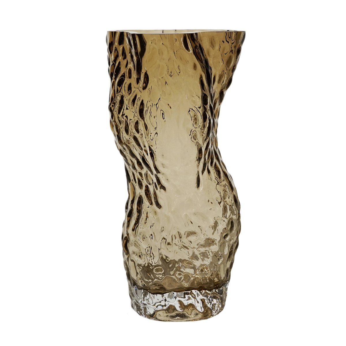 Hein Studio Ostrea Rock vase glass 30 cm Smoke