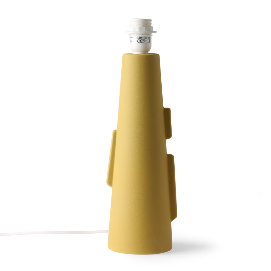 HKliving Cone lampefot S med Håndtak 11×38,5 cm Grønn-gul