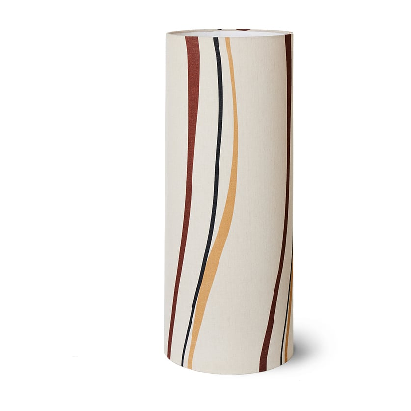 HKliving Cylinder lampeskjerm Ø 33 cm Swirl