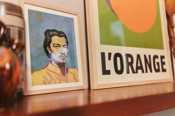 Framed artwork l'orange bilde - Orange - HKliving