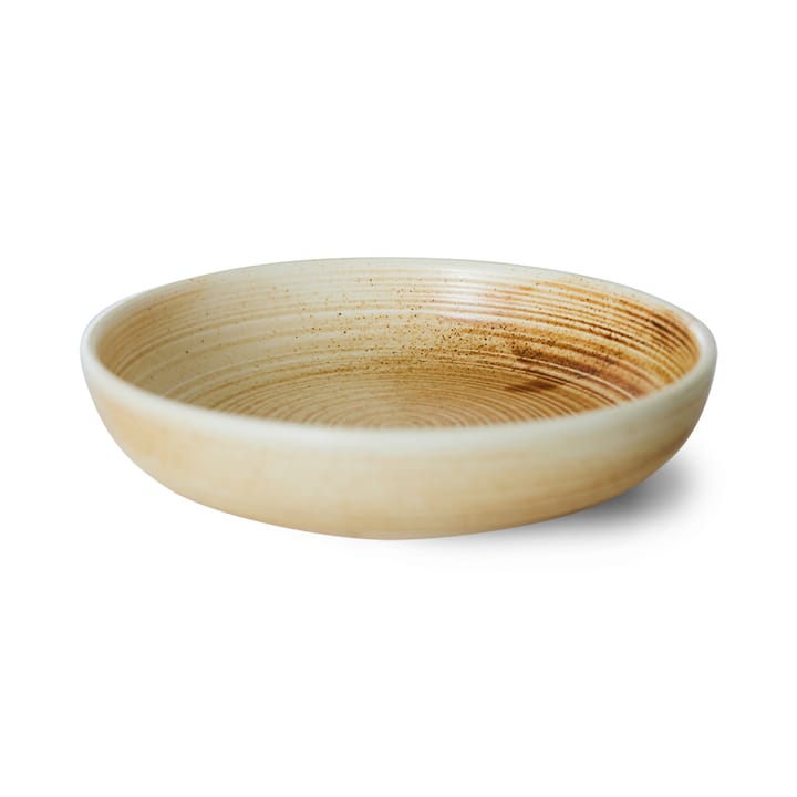 Home Chef dyp tallerken large Ø21,5 cm, Rustic cream-brown HKliving