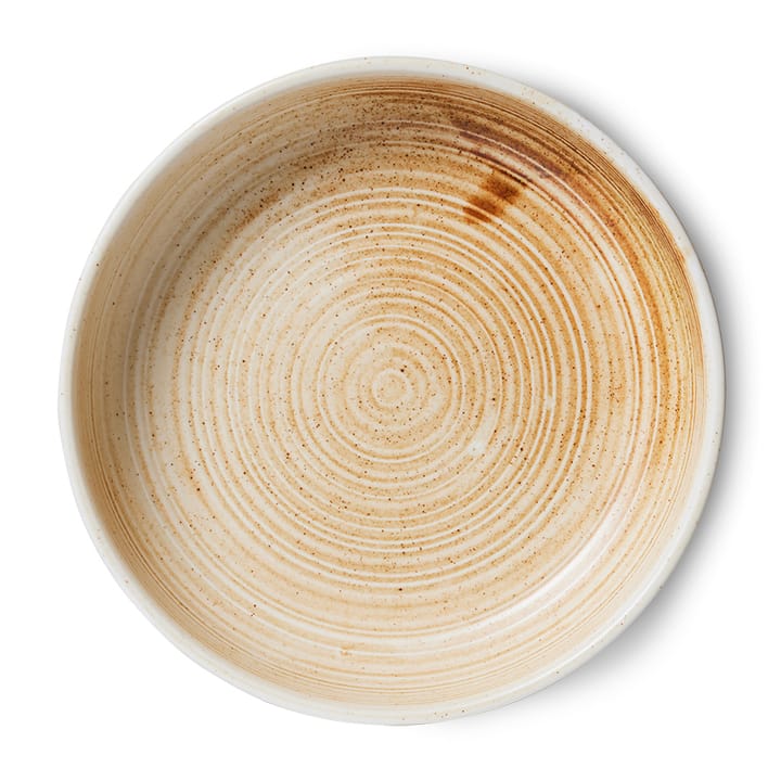 Home Chef dyp tallerken large Ø21,5 cm, Rustic cream-brown HKliving