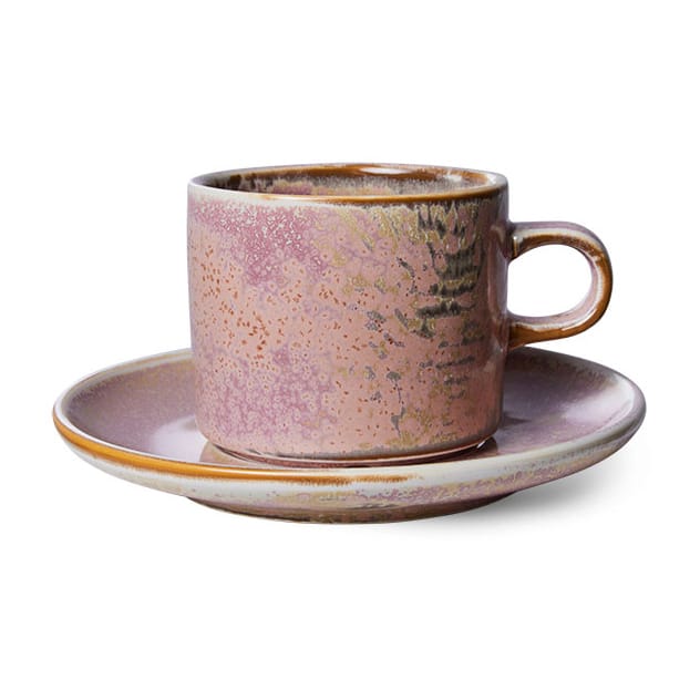 Home Chef kopp med fat 22 cl  - Rustic pink - HKliving