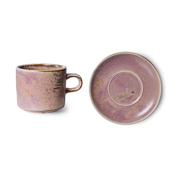 Home Chef kopp med fat 22 cl  - Rustic pink - HKliving