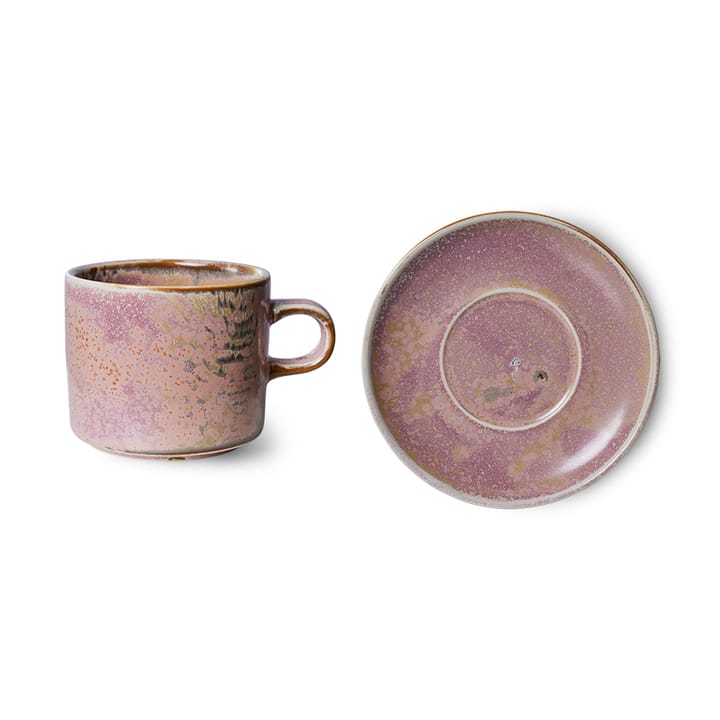 Home Chef kopp med fat 22 cl , Rustic pink HKliving