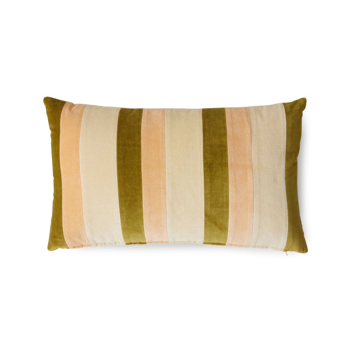 HKliving Striped pute i fløyel 60×35 cm Fields