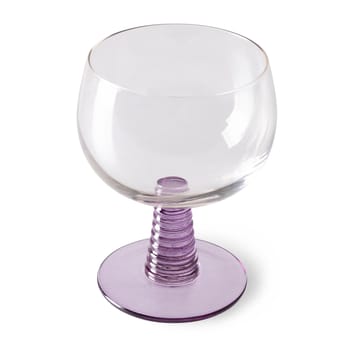 Swirl vinglass lav - Lilla - HKliving