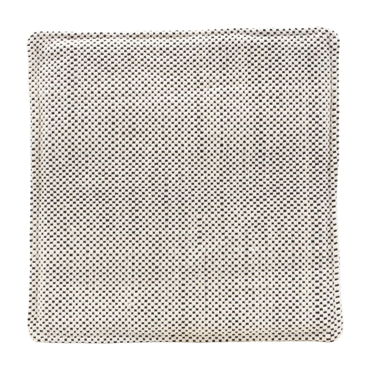 House Doctor Cuun stolpute 35×35 cm Beige-svart rutete