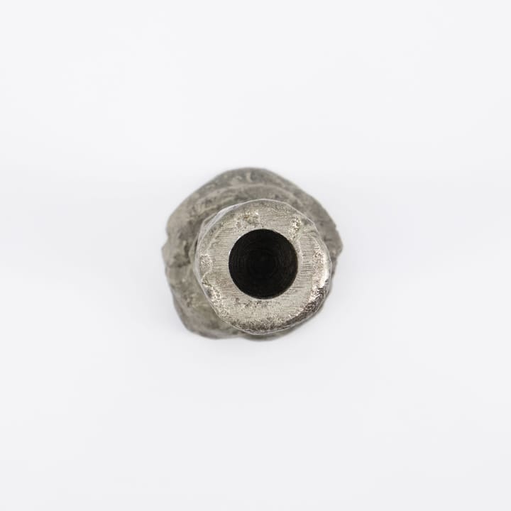 Raku lysestake antikksølv, 20 cm House Doctor