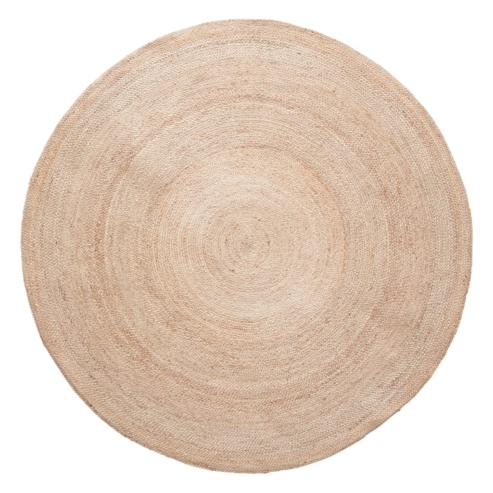 Jute teppe Ø150 cm - Natur - Hübsch