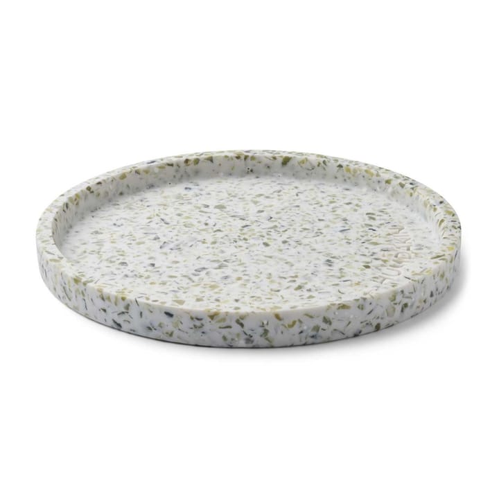 Humdakin Terrazzo rundt brett Ø 20 cm - Green-white - Humdakin