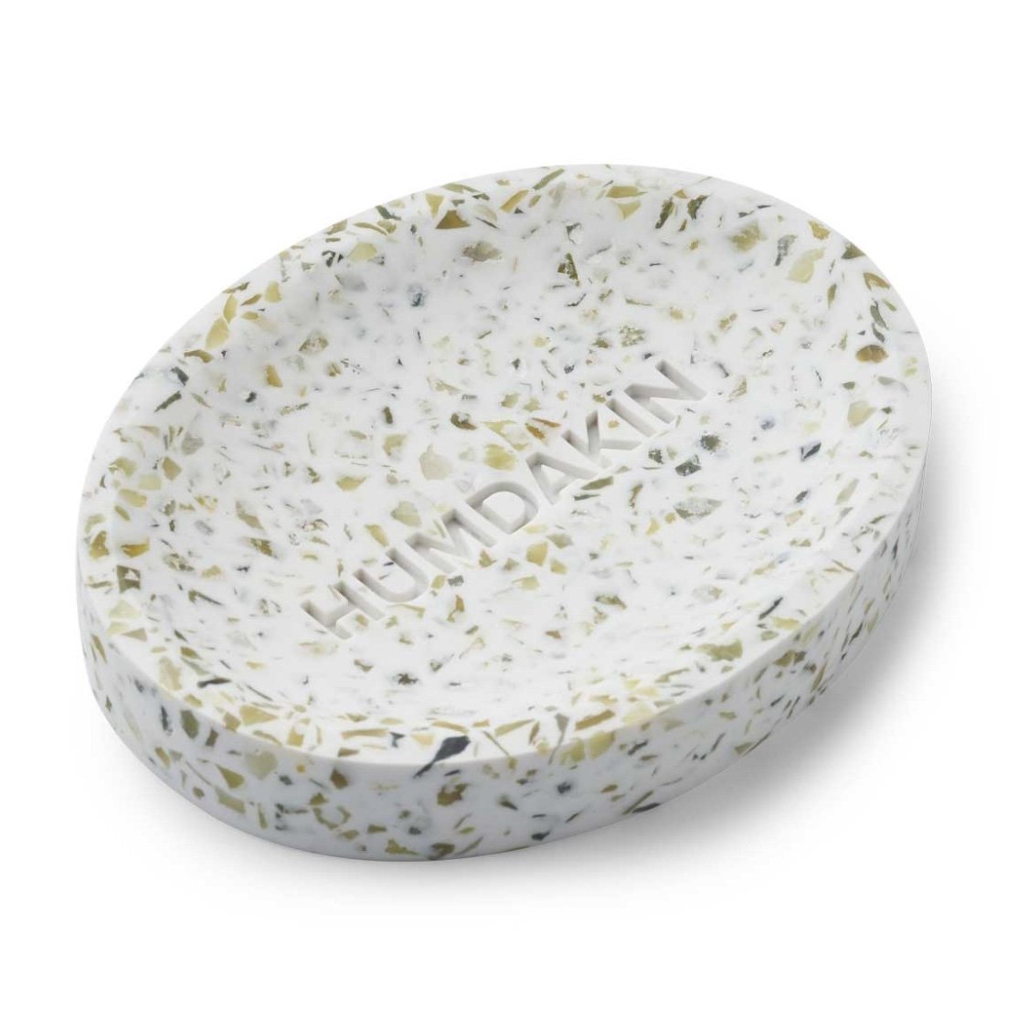 Humdakin Humdakin Terrazzo såpeskål 10 x 13 cm Green-white