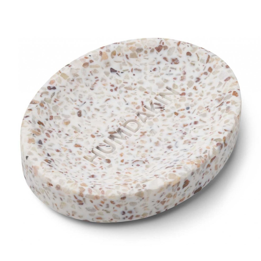 Humdakin Humdakin Terrazzo såpeskål 10 x 13 cm White-brown