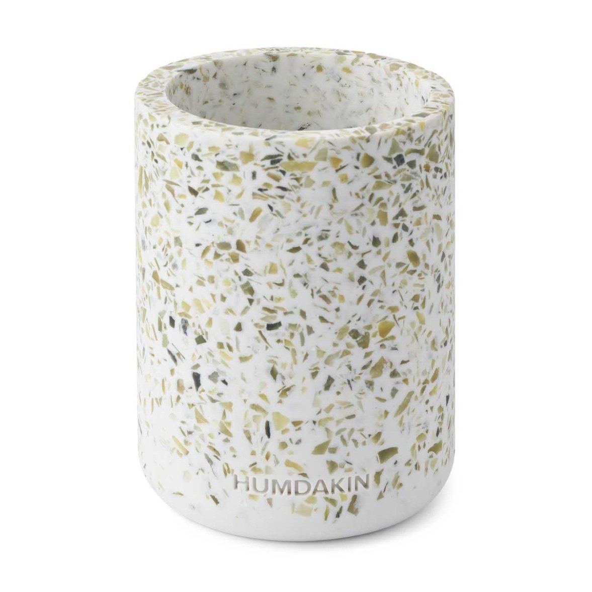 Humdakin Humdakin Terrazzo vase Ø 10 cm Green-white