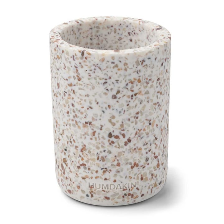 Humdakin Terrazzo vase Ø 10 cm, White-brown Humdakin