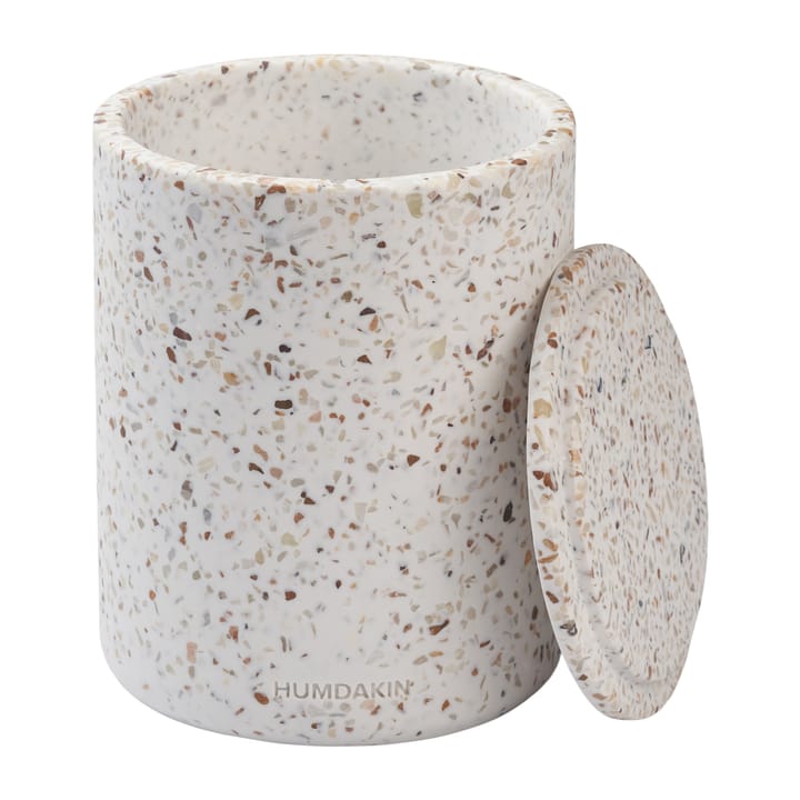 Humdakin Terrazzo vase med lokk Ø13 cm, Red/beige Humdakin