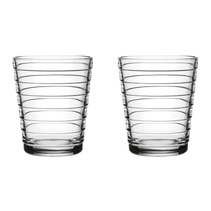 Aino Aalto vannglass 2-pack 22 cl - klar - Iittala