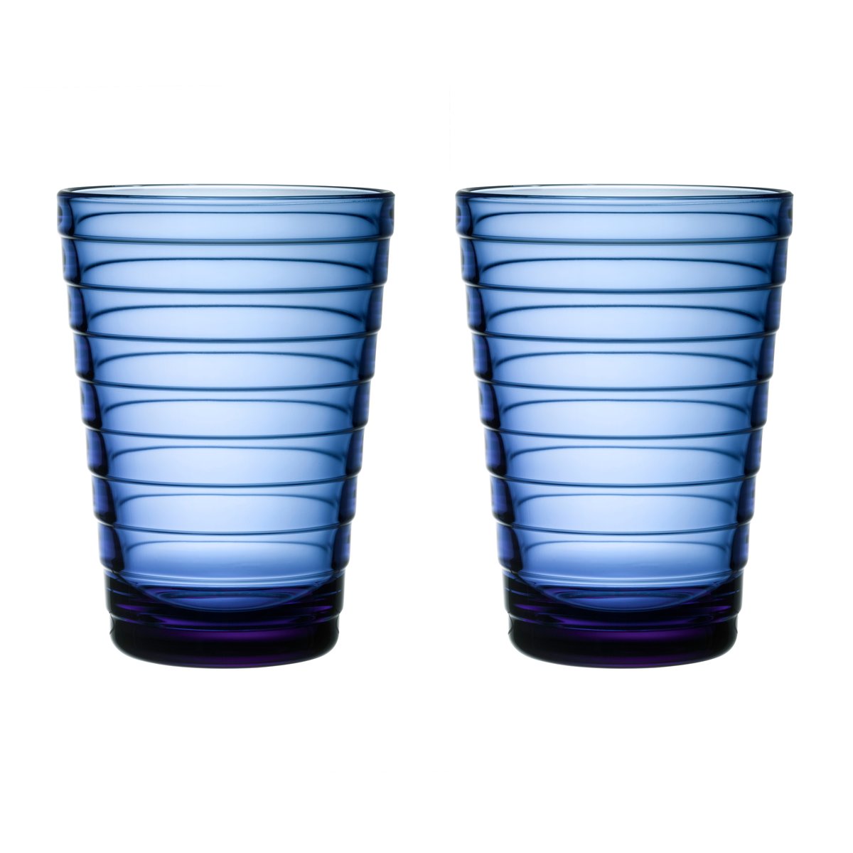 Iittala Aino Aalto vannglass 2-pack 33 cl Ultramarineblå