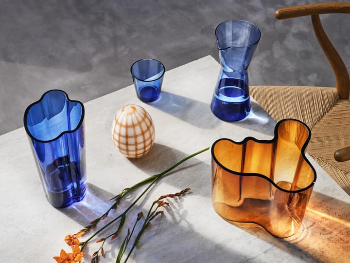 Alvar Aalto vase ultramarineblå, 220 mm Iittala