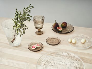 Kastehelmi asjett Ø17 cm - klar - Iittala