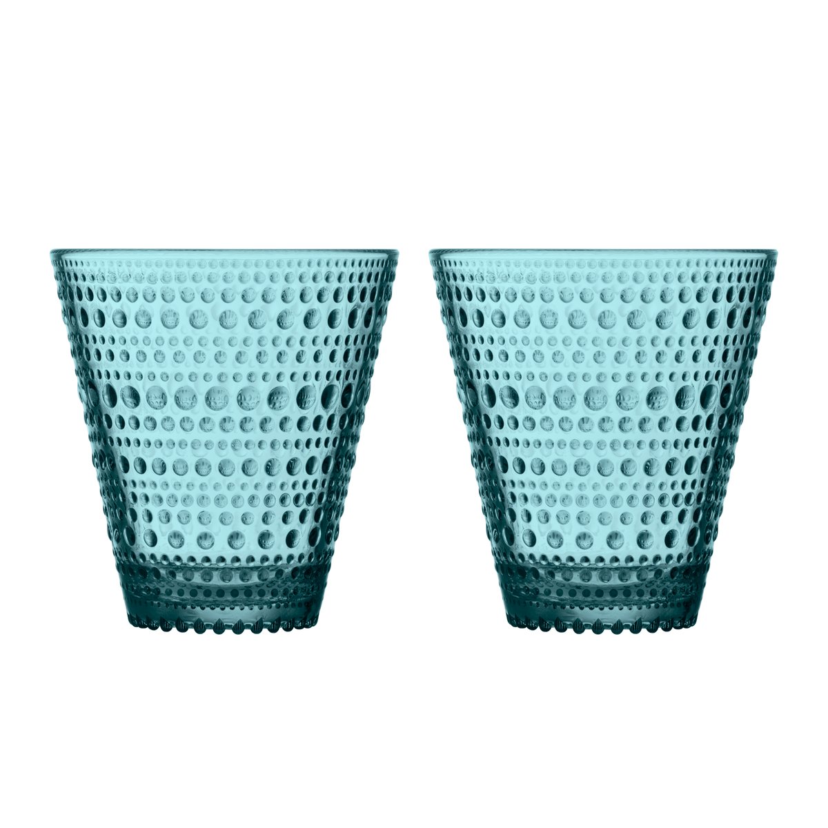 Iittala Kastehelmi glass 30 cl 2-stk havblå