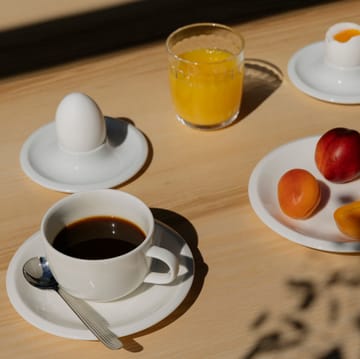 Raami kaffekopp med fat - Hvit - Iittala