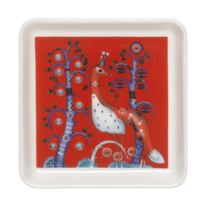 Taika tallerken 12x12 cm - Rød - Iittala