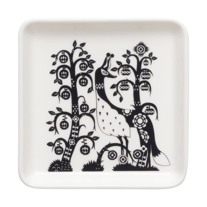 Taika tallerken 12x12 cm, Svart Iittala