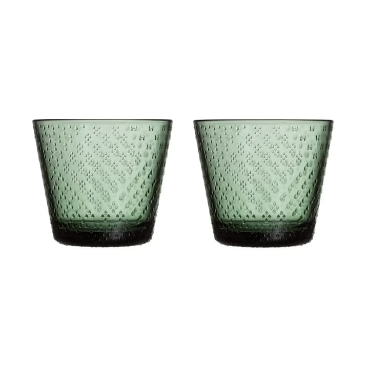 Tundra drikkeglass 29 cl 2-pk - Furugrønn - Iittala