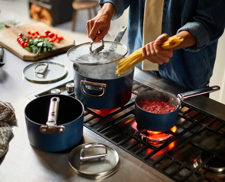 Space non stick kasserolle med lokk Ø15 cm, Blå Joseph Joseph