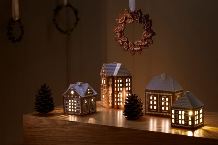 Gingerbread julekrans Ø18,5 cm, Brun Kähler