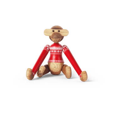 Kay Bojesen mini ape Christmas Jumper 2024 - Teak-Limba - Kay Bojesen Denmark