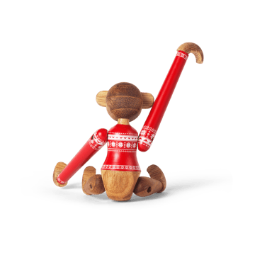 Kay Bojesen mini ape Christmas Jumper 2024 - Teak-Limba - Kay Bojesen Denmark