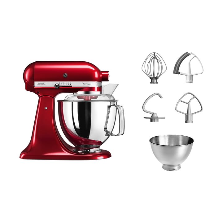 Artisan 5KSM175 kjøkkenmaskin med ekstra tilbehør 4,8 L, Candy apple KitchenAid