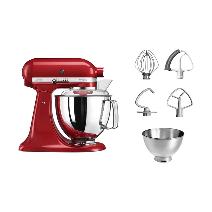 Artisan 5KSM175 kjøkkenmaskin med ekstra tilbehør 4,8 L, Empire red KitchenAid