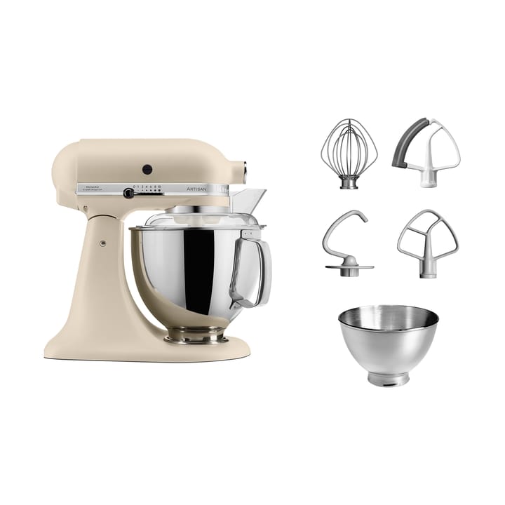 Artisan 5KSM175 kjøkkenmaskin med ekstra tilbehør 4,8 L, Fresh linen KitchenAid