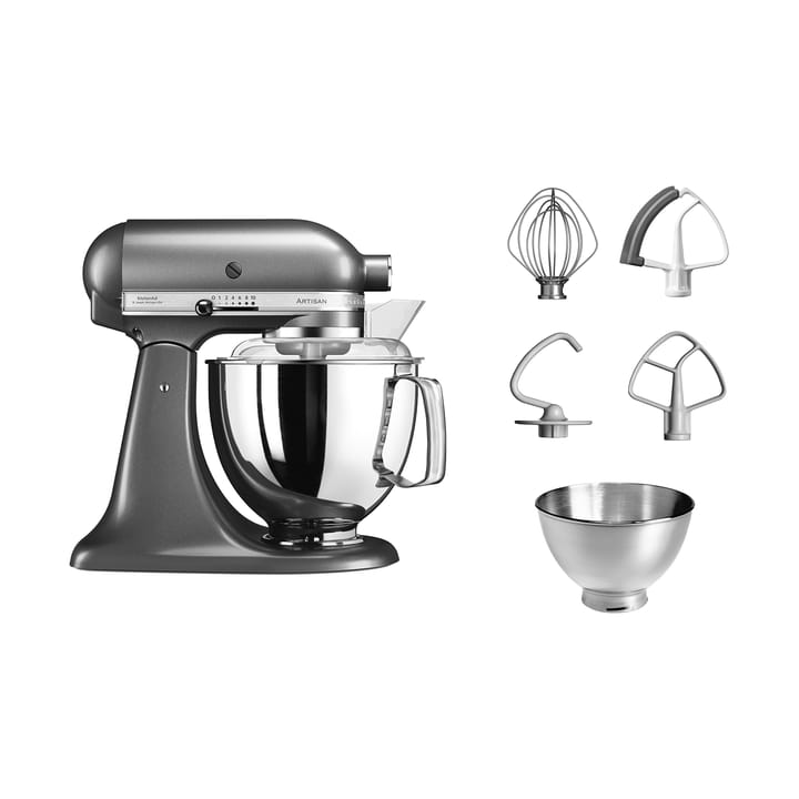 Artisan 5KSM175 kjøkkenmaskin med ekstra tilbehør 4,8 L, Medallion silver KitchenAid