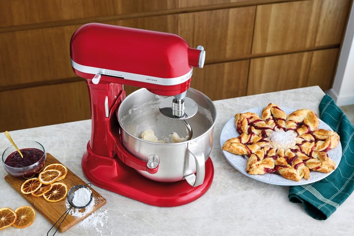 Artisan kjøkkenmaskin med løftearm 6,6 L, Candy apple KitchenAid