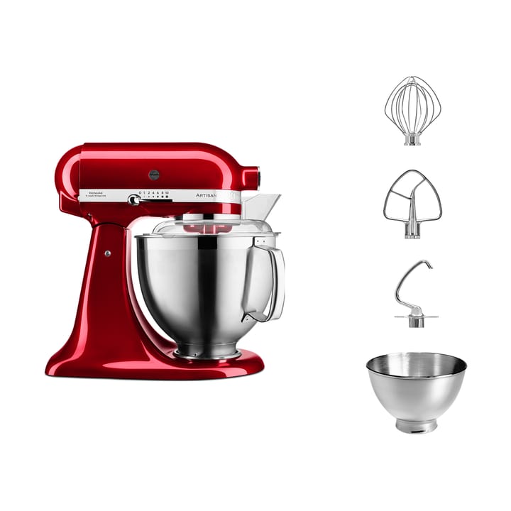 Artisan kjøkkenmaskin premium 4,8 L, Candy apple KitchenAid