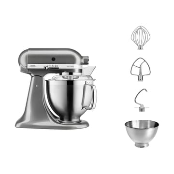 Artisan kjøkkenmaskin premium 4,8 L - Medallion silver - KitchenAid